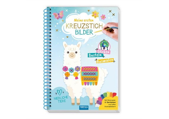 Trötsch 20350 Meine ersten Kreuzstichbilder Niedliche Tiere