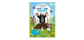 Trötsch 20355 Der kleine Maulwurf Spiel-und Malbuch