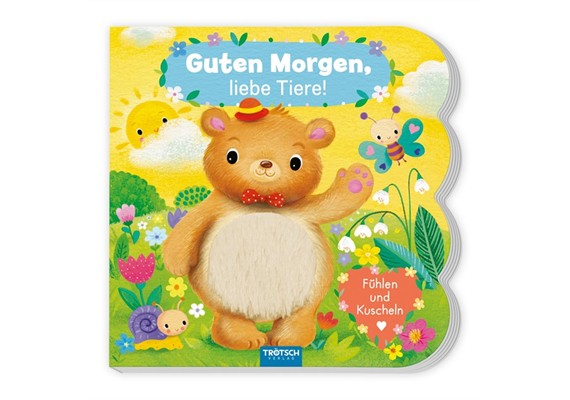 Trötsch 20484 Fühlbuch "Guten Morgen, liebe Tiere!"