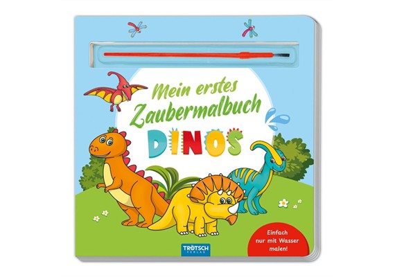 Trötsch 20485 Mein erstes Zaubermalbuch "Dinos"