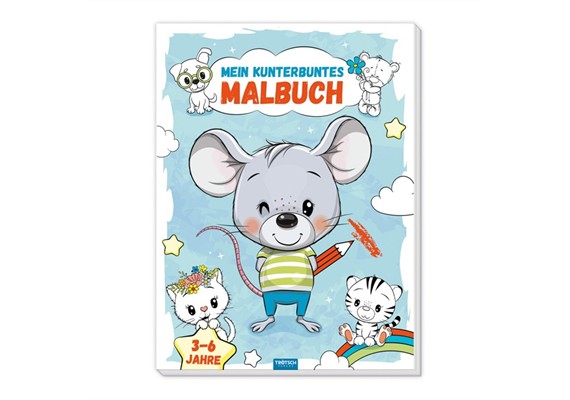 Trötsch 20525 Mein kunterbuntes Malbuch