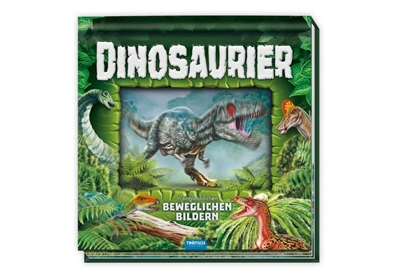 Trötsch 20567 Kinderbuch Dinosaurier in unglaublichen beweglichen Bildern