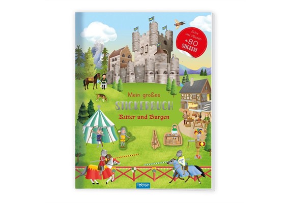 Trötsch 20577 grosses Stickerbuch - Ritter & Burgen