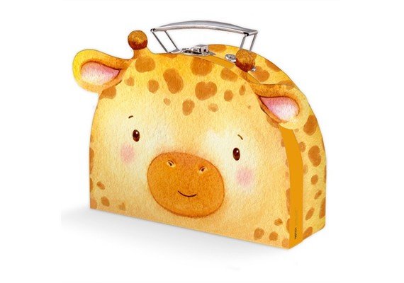 Trötsch 80116N Koffer "Giraffe" formgestanzt