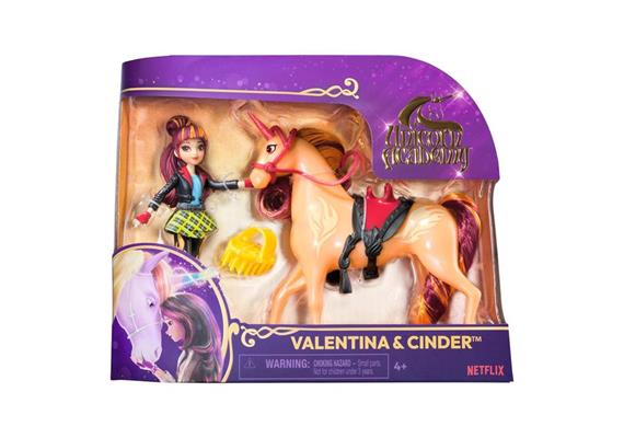 Unicorn Academie Valentina & Cinder Small Doll & Unicorn