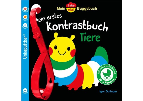 Unkaputtbar Baby Pixi Buggybuch Kontrastbuch