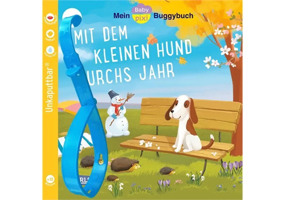 Unkaputtbar Baby Pixi Buggybuch Mit dem Hund durchs Jahr