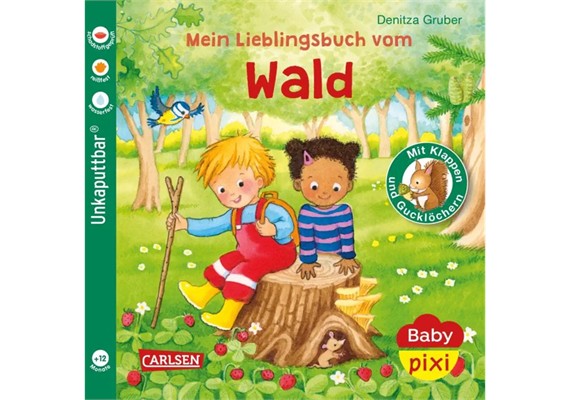 Unkaputtbar Baby Pixi Guckloch - der Wald