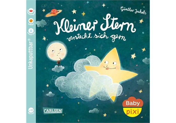 Unkaputtbar Baby Pixi Kleiner Stern versteckt sich