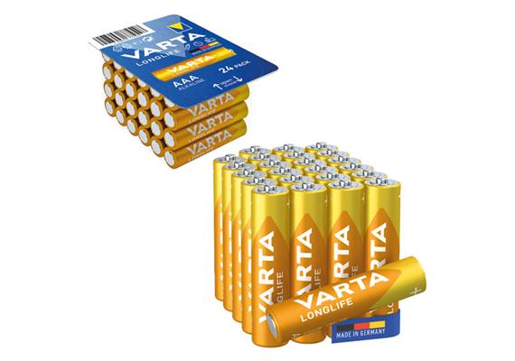 Varta Batterie Longlife AAA, 24-er Pack