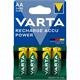 Varta Batterien Recharge Accu Power AA 2600mAh 4 Stück