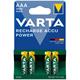 Varta Batterien RECHARGE Akku Power AAA 1000 mAh