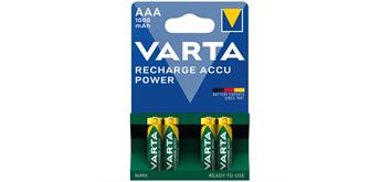 Varta Batterien RECHARGE Akku Power AAA 1000 mAh