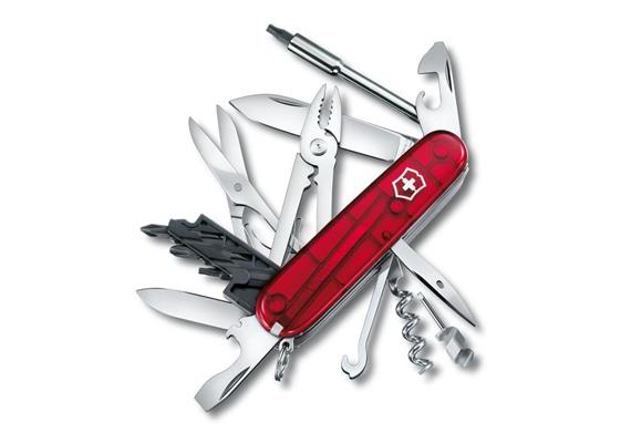 Victorinox - Cyber Tool M, 91 mm, rot transparent