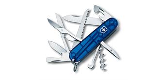 Victorinox - Huntsman, 91 mm, blau transparent