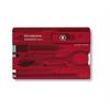 Victorinox - Swiss Card Classic, rot transparent