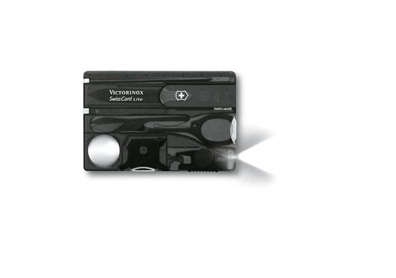 Victorinox - Swiss Card Lite, schwarz, transparent