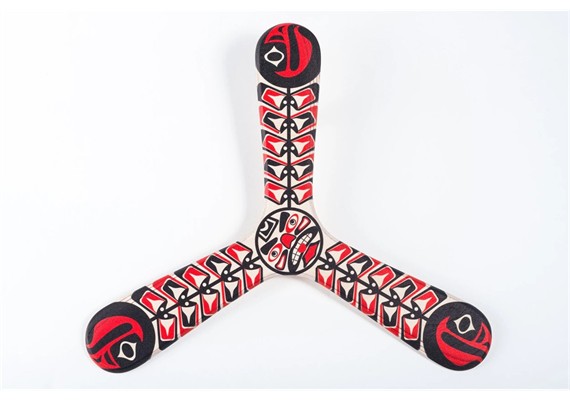 Wallaby bedruckter Boomerang für Kinder - Haida