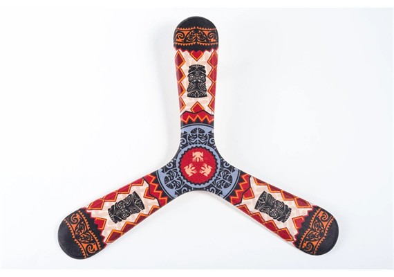 Wallaby bedruckter Boomerang für Kinder - Hawaii