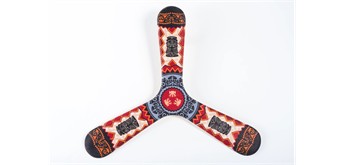 Wallaby bedruckter Boomerang für Kinder - Hawaii