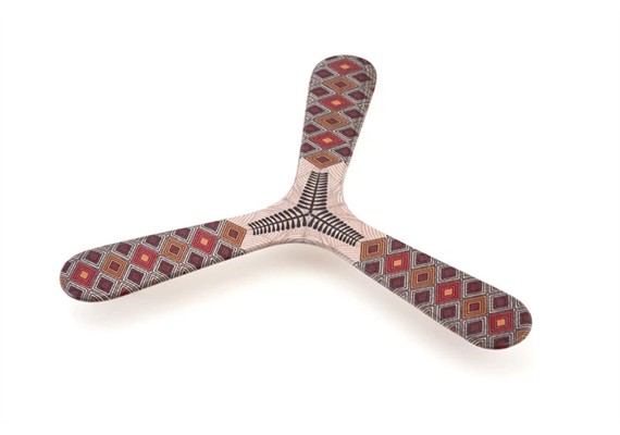 Wallaby bedruckter Boomerang für Kinder - Kanak