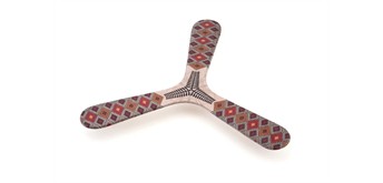 Wallaby bedruckter Boomerang für Kinder - Kanak