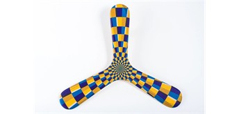 Wallaby bedruckter Boomerang für Kinder - Modern