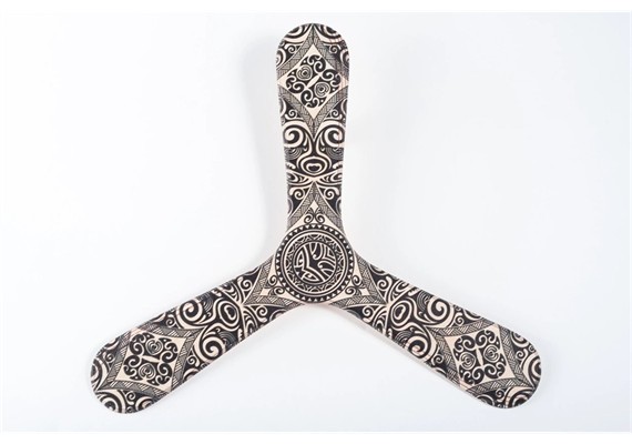 Wallaby bedruckter Boomerang für Kinder - Samoa