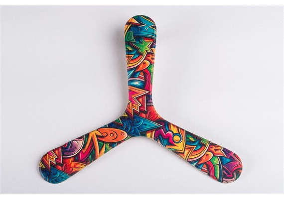 Wallaby bedruckter Boomerang für Kinder - Urban