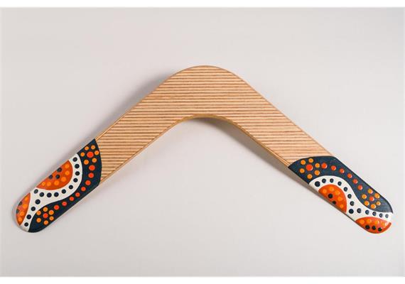 Wallaby Boomerang für Erwachsene - Vintage schwarz