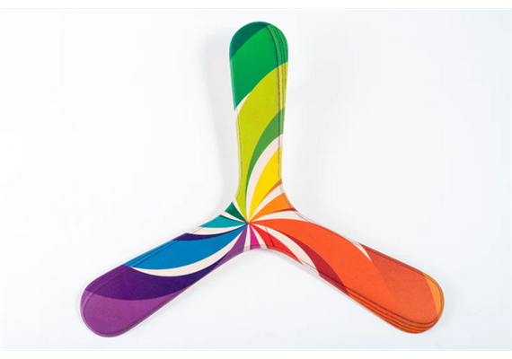 Wallaby Boomerang für Kinder - Rainbow