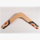 Wallaby handgemachter Boomerang für Erwachsene - Vintage schwarz