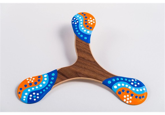 Wallaby handgemachter Bumerang - Barramundi