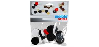 Weible Carrom Spielsteine