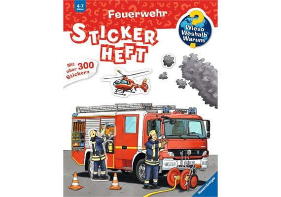 Wieso? Weshalb? Warum? 32678 Stickerheft: Feuerwehr