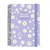 Wochenplaner für 12 Monate mit Spiralbindung - Large - 2027 Daisy - Lilac