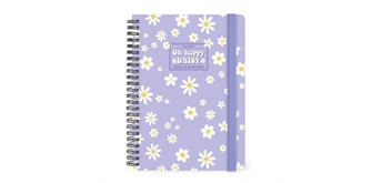 Wochenplaner für 12 Monate mit Spiralbindung - Large - 2027 Daisy - Lilac