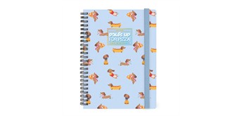 Wochenplaner für 12 Monate mit Spiralbindung - Large - 2027 Dog - Dachshund