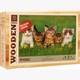 Wooden City - Mini-Puzzle Holz Kätzchen 40 Teile