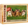 Wooden City - Mini-Puzzle Holz Kätzchen 40 Teile