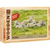 Wooden City - Mini-Puzzle Holz Lämmer 40 Teile