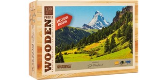 Wooden City - Mini-Puzzle Holz Matterhorn 100 Teile