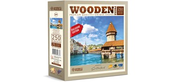 Wooden City Puzzle Holz L CH Kappelbrücke
