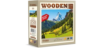 Wooden City Puzzle Holz L CH Matterhorn