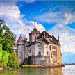 Wooden City Puzzle Holz L CH Schloss Chillon 250 Teile | Bild 2