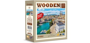 Wooden City Puzzle Holz L CH Zürich