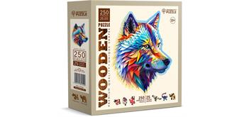 Wooden City - Puzzle Holz L Classy Wolf 250 Teile