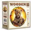 Wooden City - Puzzle Holz L Cute Little Leopard, 250 Teile