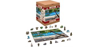 Wooden City - Puzzle Holz L Paradise Island Beach, 505 Teile