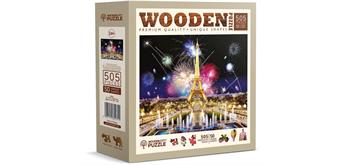 Wooden City - Puzzle Holz L Paris by night 505 Teile